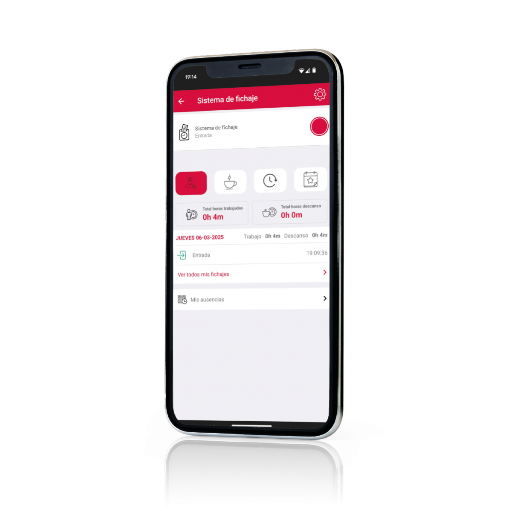 fichaje movil app